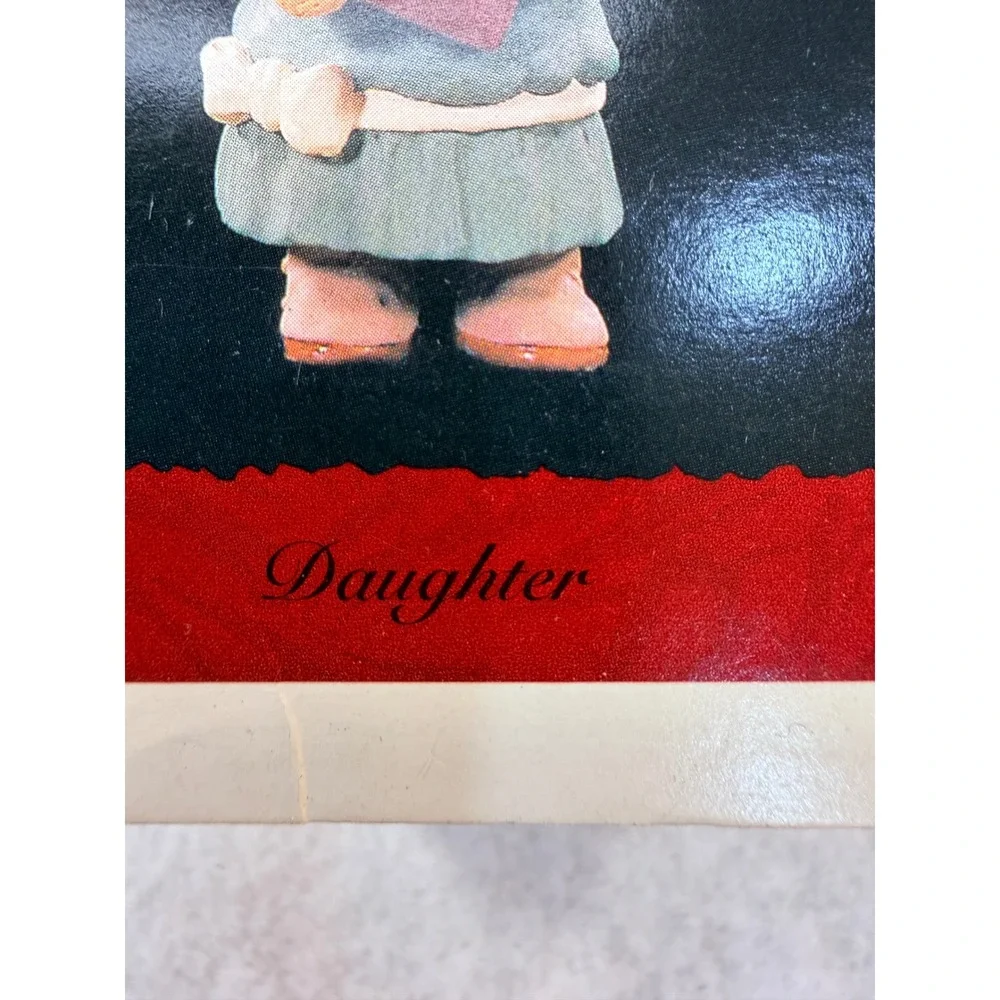 Hallmark Keepsake Ornament 1996 Daughter Teddy Bear Don Palmiter Handcrafted Vtg